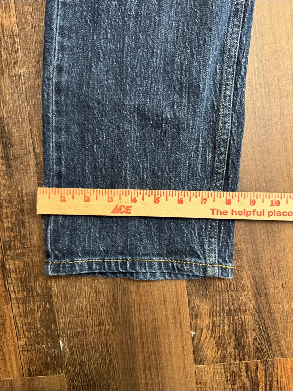 Levi's Men's Straight Jeans in Indigo Blue Denim